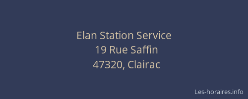 Elan Station Service