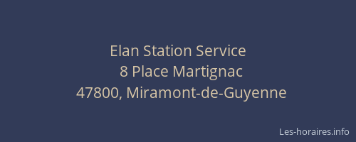 Elan Station Service