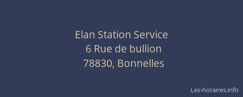 Elan Station Service