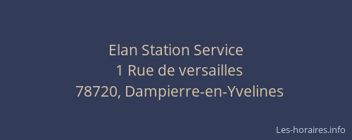 Elan Station Service