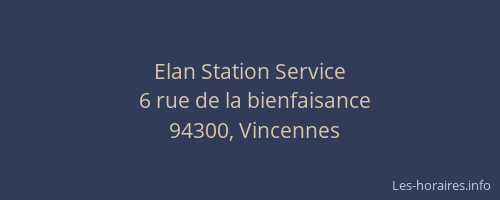 Elan Station Service