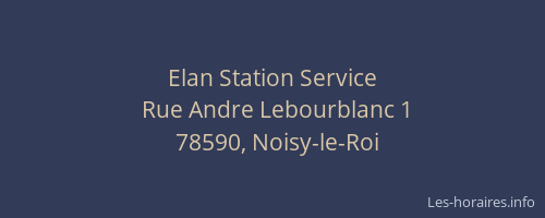 Elan Station Service