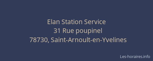 Elan Station Service