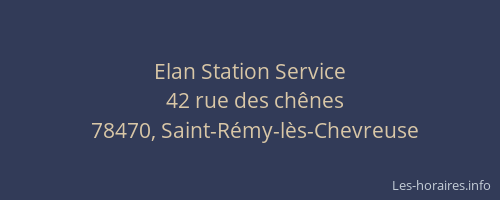 Elan Station Service