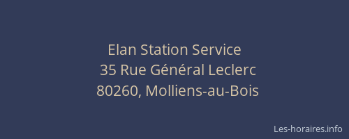 Elan Station Service