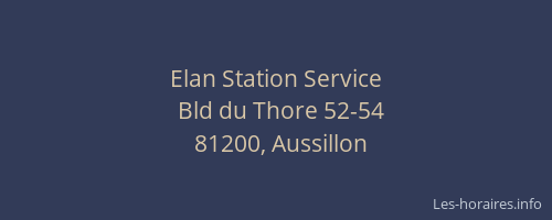 Elan Station Service
