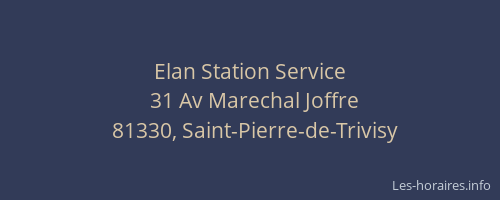Elan Station Service