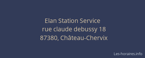 Elan Station Service