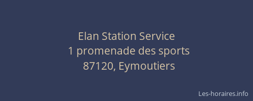 Elan Station Service