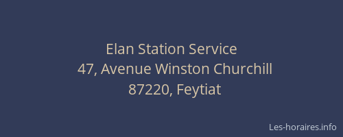 Elan Station Service