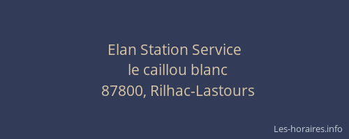 Elan Station Service