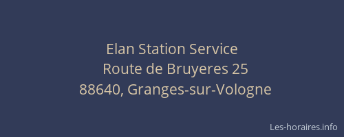 Elan Station Service