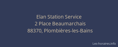 Elan Station Service