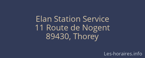 Elan Station Service
