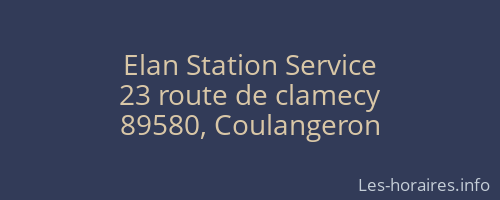Elan Station Service