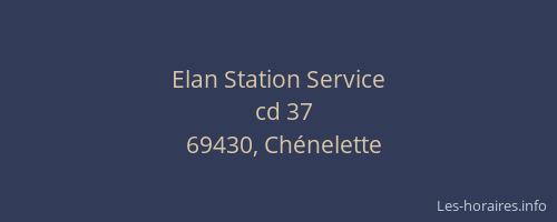 Elan Station Service