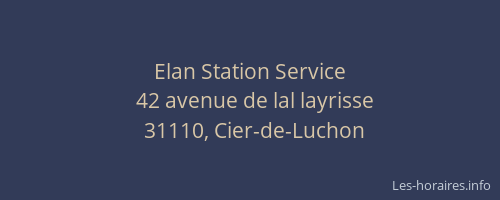 Elan Station Service