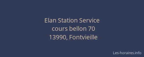 Elan Station Service