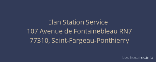Elan Station Service