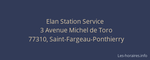 Elan Station Service