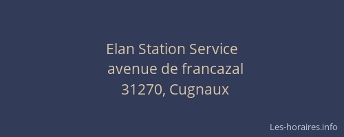 Elan Station Service