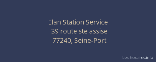 Elan Station Service