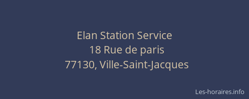 Elan Station Service