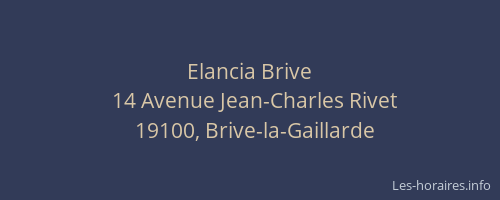 Elancia Brive