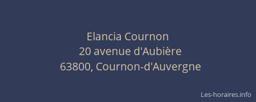 Elancia Cournon