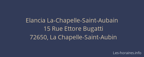 Elancia La-Chapelle-Saint-Aubain