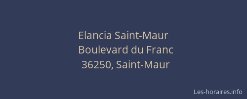 Elancia Saint-Maur