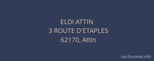 ELDI ATTIN