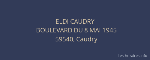 ELDI CAUDRY