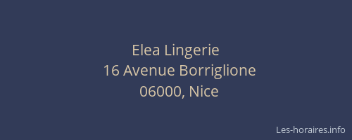 Elea Lingerie