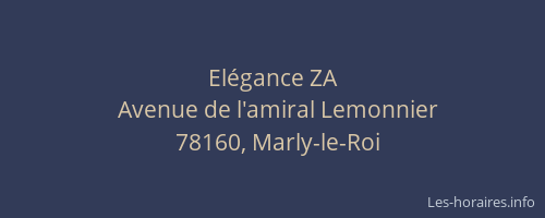 El&eacute;gance ZA