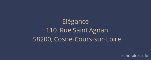 El&eacute;gance
