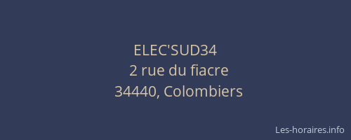 ELEC'SUD34