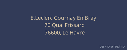 E.Leclerc Gournay En Bray