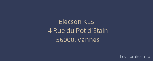 Elecson KLS