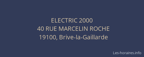 ELECTRIC 2000