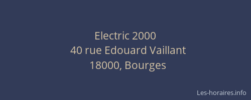 Electric 2000