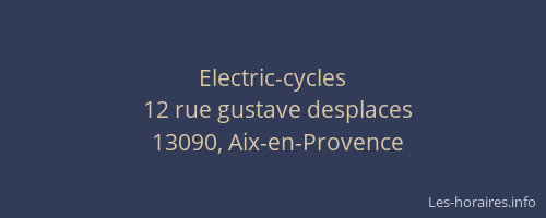 Electric-cycles