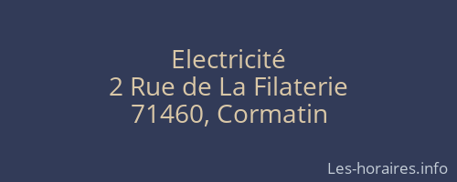 Electricité