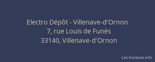Electro Dépôt - Villenave-d'Ornon