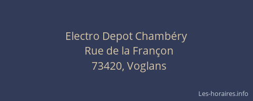 Electro Depot Chambéry