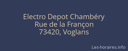 Electro Depot Chambéry