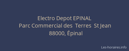 Electro Depot EPINAL