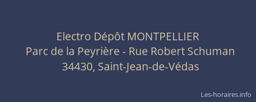Electro Dépôt MONTPELLIER