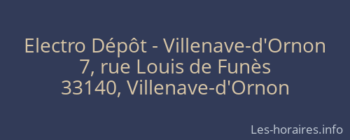 Electro Dépôt - Villenave-d'Ornon