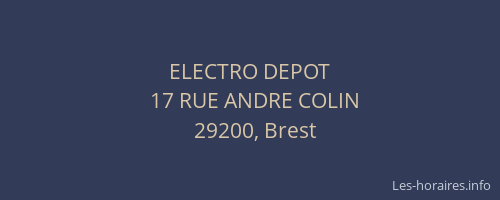 ELECTRO DEPOT